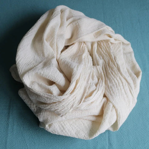 Esarfe bumbac unisex. Esarfa din panza topita. Esarfa creponata din tesaturi naturale.